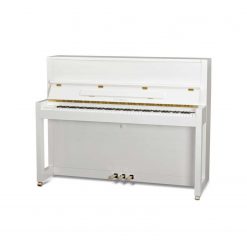 Feurich Klavier Mod. 115 Premiere in Weiss Messing