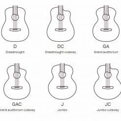 Dowina Marus Westerngitarre Shapes