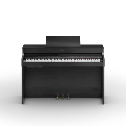 Roland E-Piano HP704 in der Farbe Charcoal Black Tastatur vorne