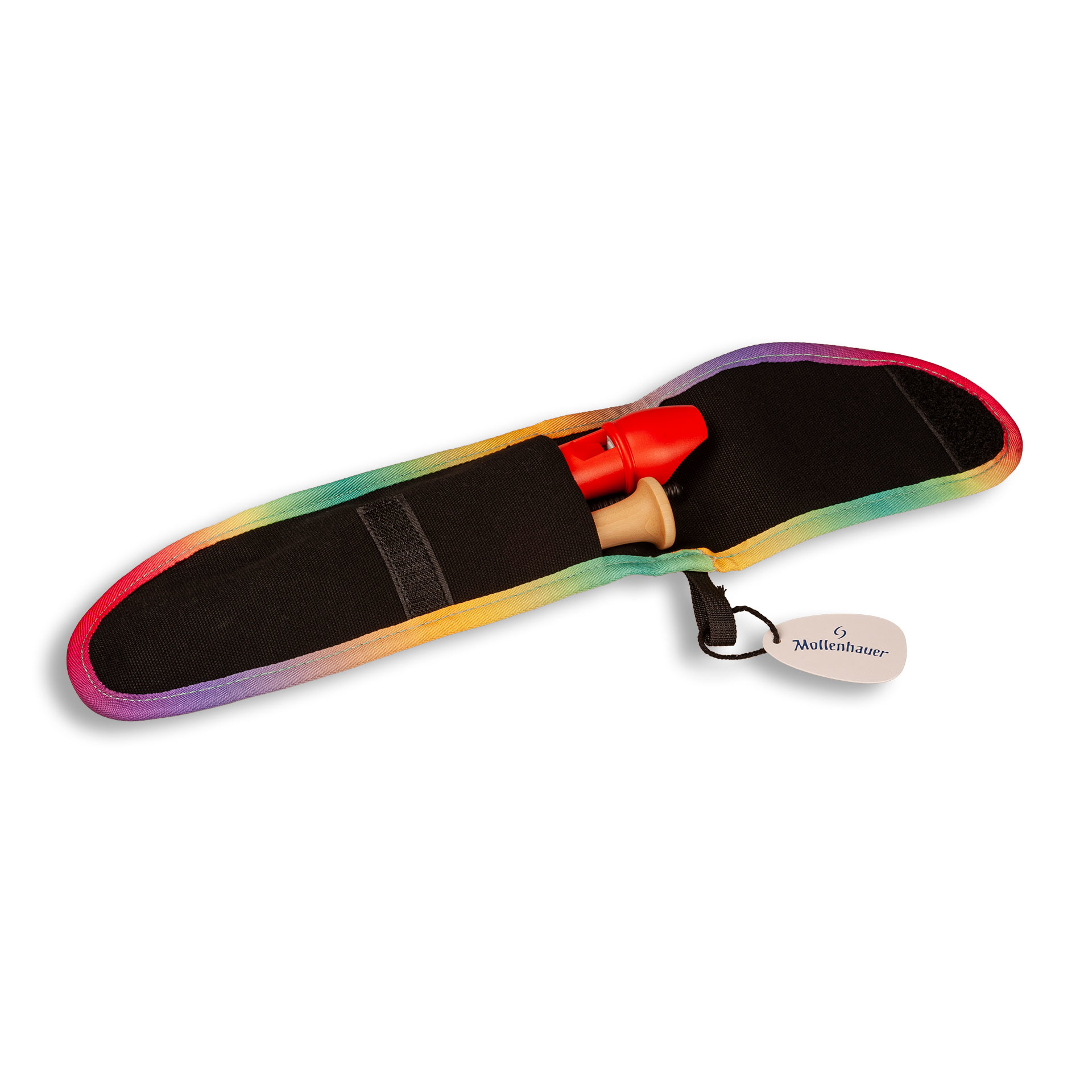 Blockflöte Fipple Digi in Orange Deutsche Griffweise Einzelloch mit Tasche