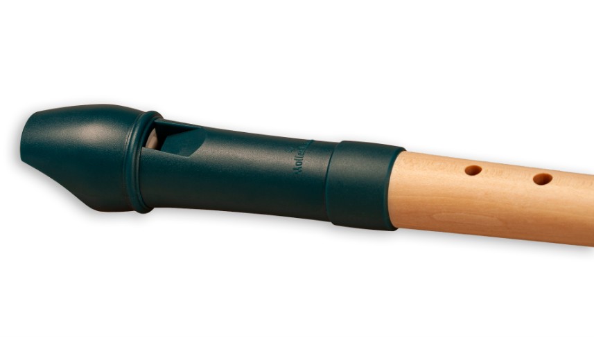 Blockflöte Fipple Dege in Seeblau Deutsche Griffweise Einzelloch Kopfstück