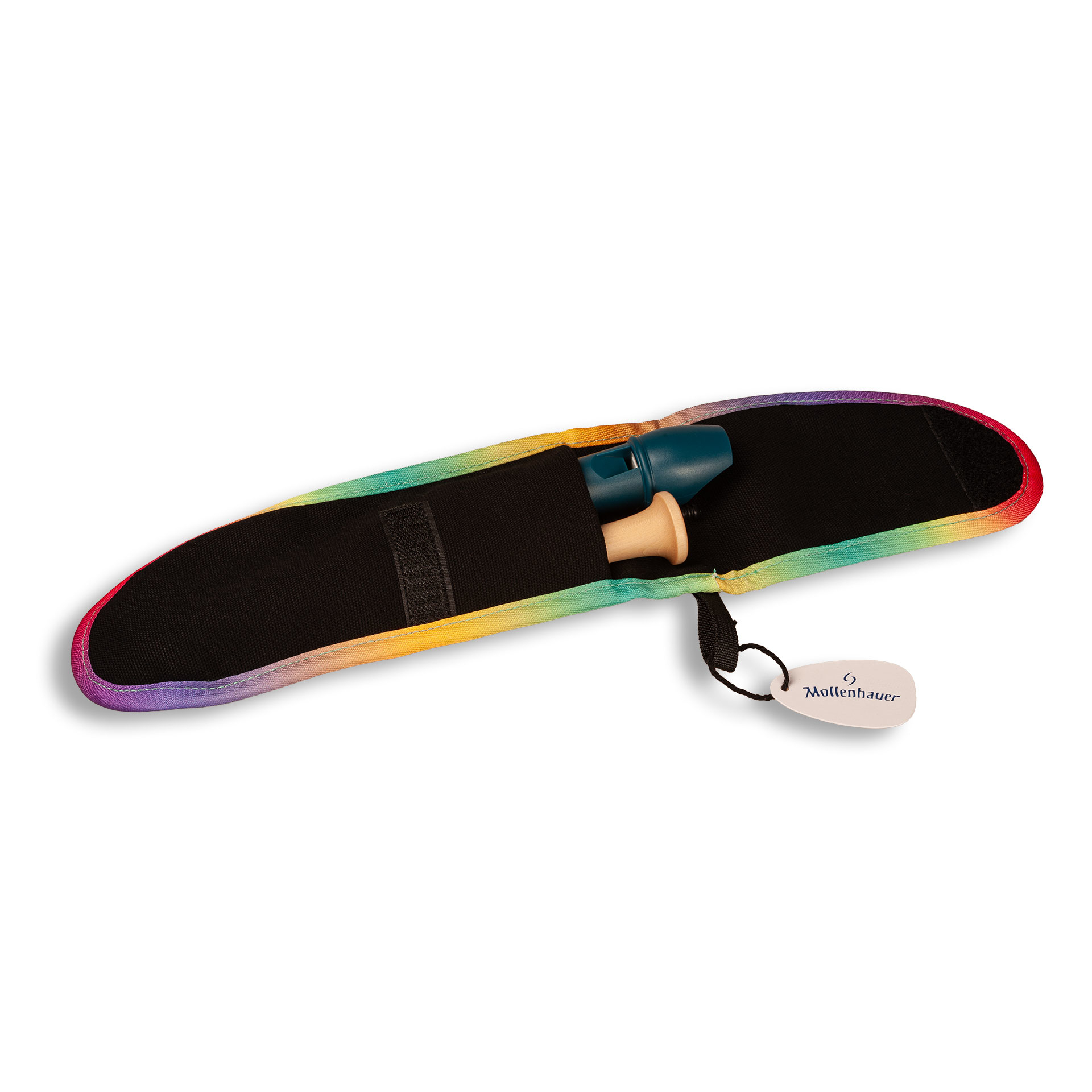 Blockflöte Fipple Dege in Seeblau Deutsche Griffweise Einzelloch mit Tasche